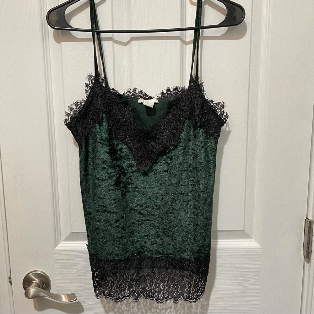 H&M Velvet Tank Top